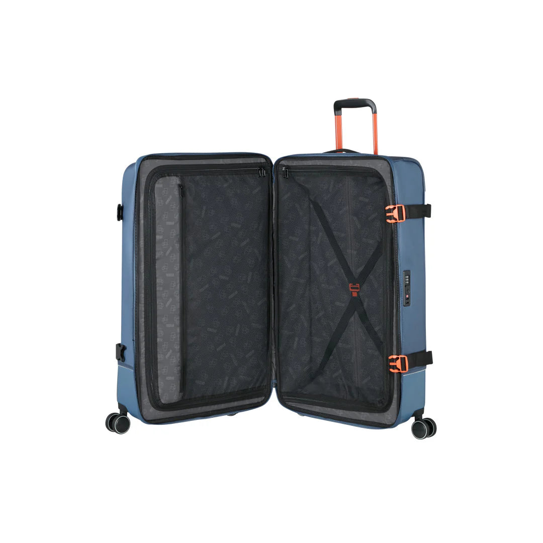 American Tourister Urban Track Spinner L Stor Resväska 79cm – Navy/Orange