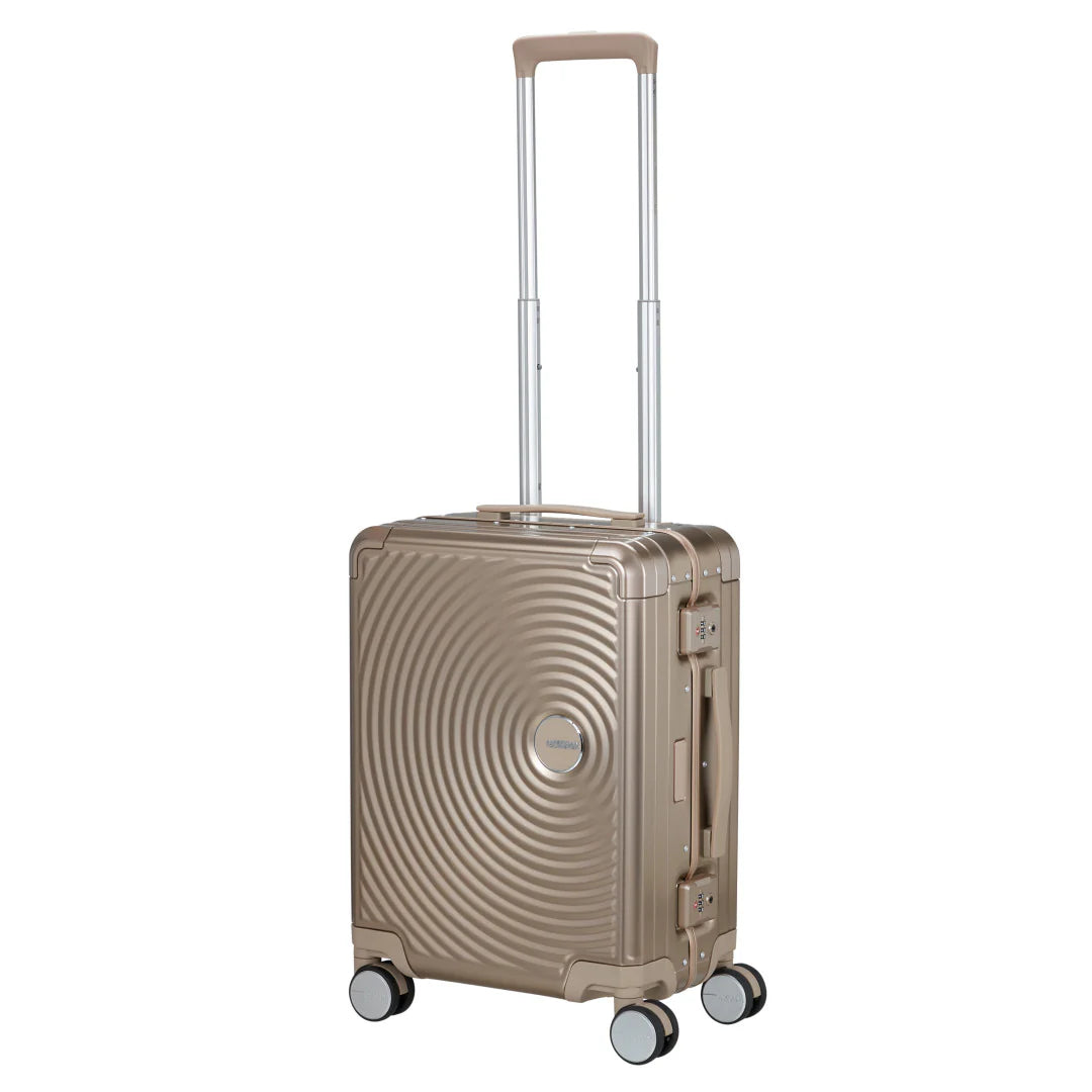 American Tourister Soundbox ALU Kabinväska 55cm – Brons