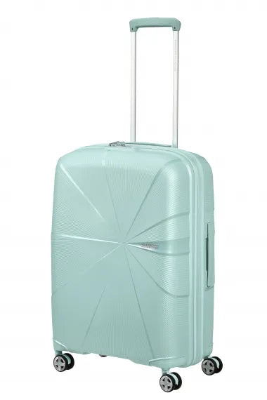 American Tourister Starvibe 67cm Mellanstor Expanderbar Surf Blue