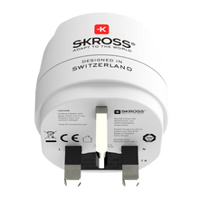 SKROSS - Reseadapter Europa till UK m.fl. Jordad