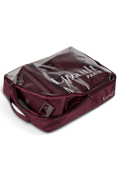 Lipault Foldable Plume Mini kabinväska 45 cm - Bordeaux