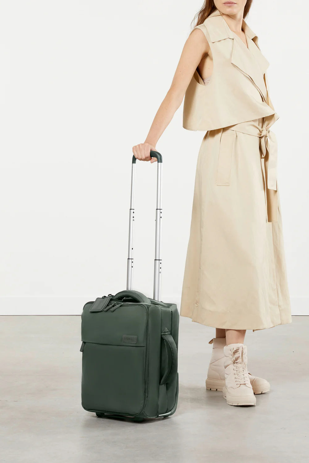 Lipault Foldable Plume Mini kabinväska 45 cm - Khaki