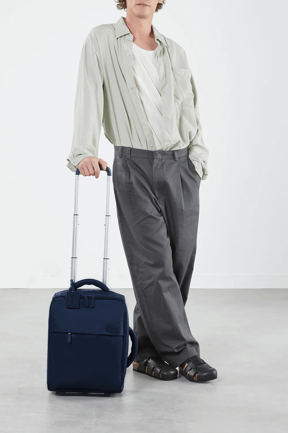 Lipault Foldable Plume Mini kabinväska 45 cm - Navy