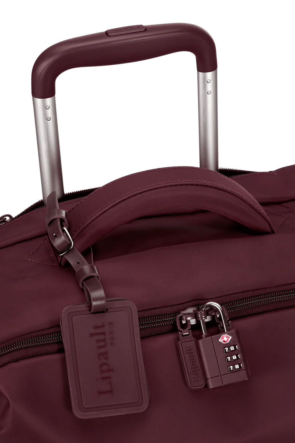 Lipault Foldable Plume kabinväska 55 cm - Bordeaux