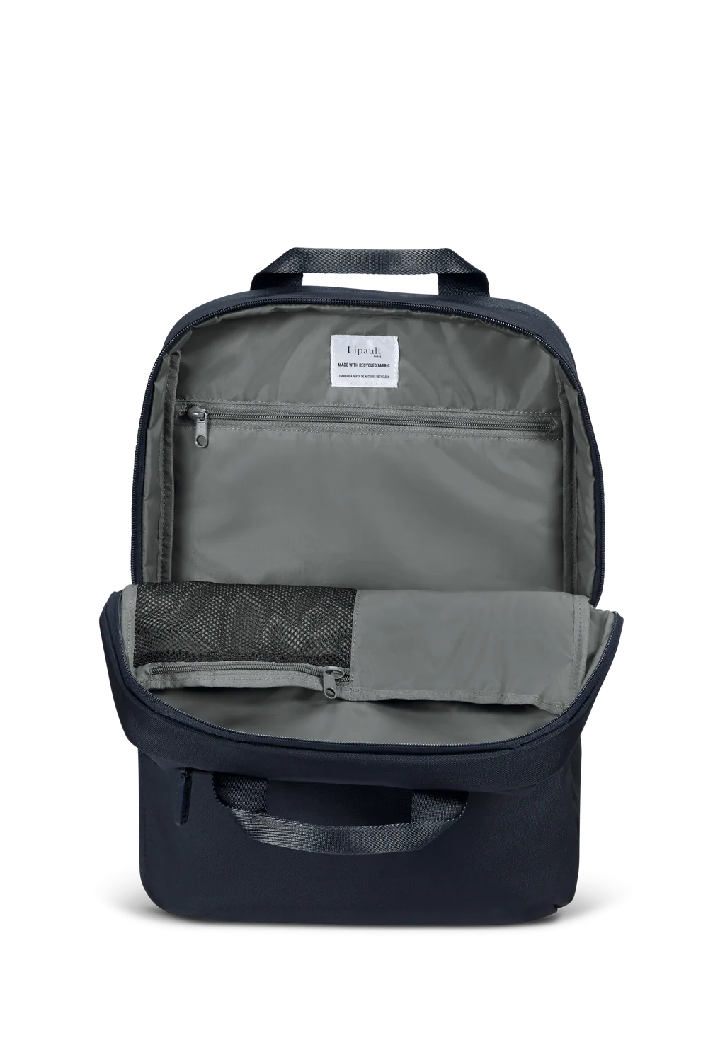 Lipault 4Biz Datorryggsäck M - Carbon Blå