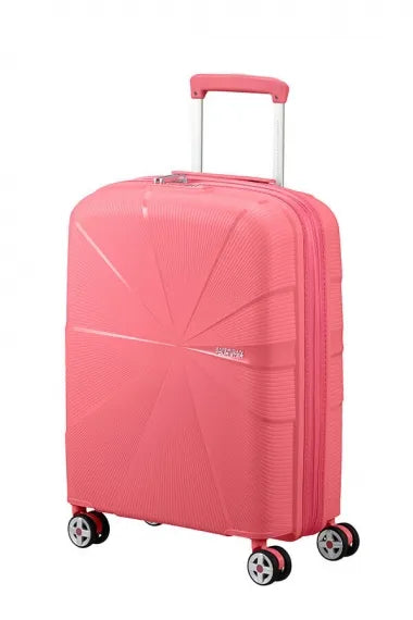 American Tourister Starvibe 55cm Kabinväska Expanderbar Sun Kissed Coral