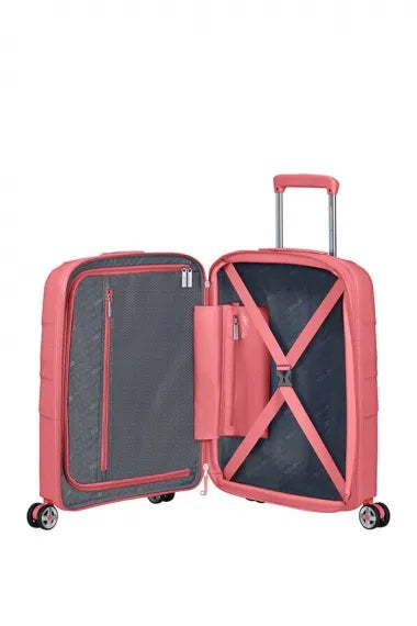 American Tourister Starvibe 55cm Kabinväska Expanderbar Sun Kissed Coral