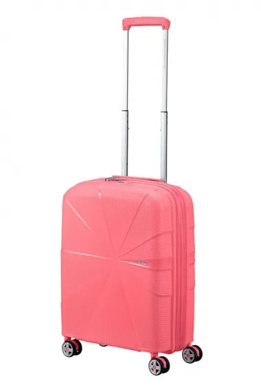 American Tourister Starvibe 55cm Kabinväska Expanderbar Sun Kissed Coral