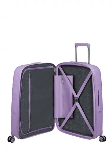 American Tourister Starvibe 67cm Mellanstor Expanderbar Digital Lavender