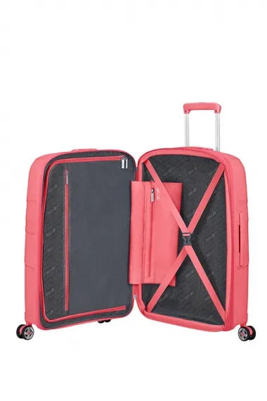 American Tourister Starvibe 67cm Mellanstor Expanderbar Sun Kissed Coral