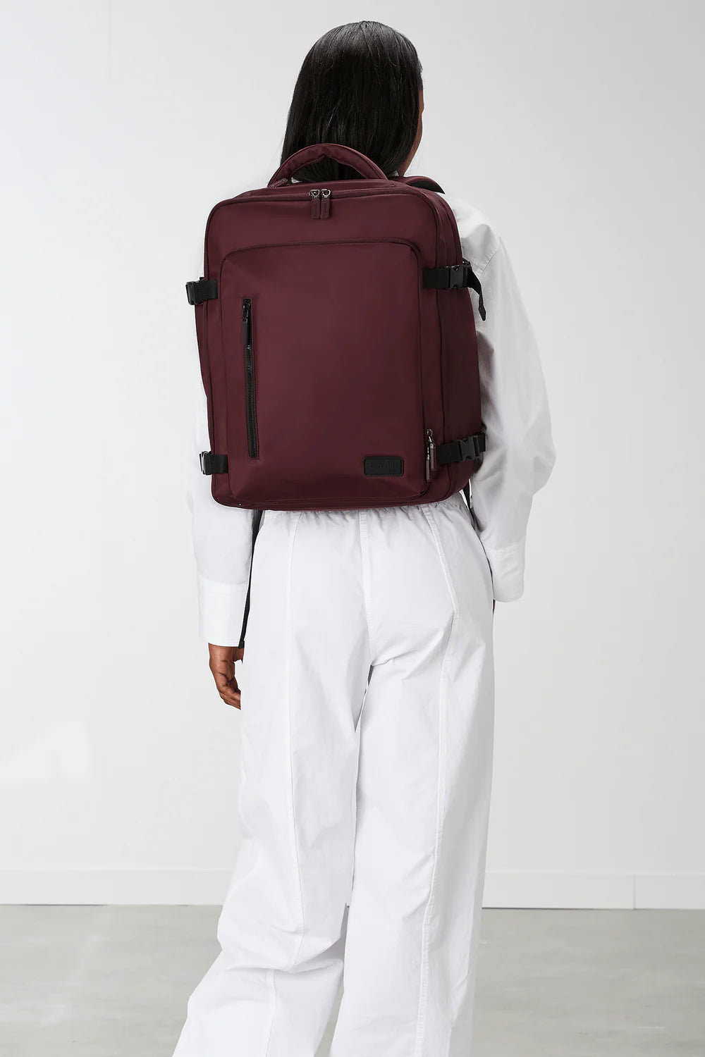 Lipault City Plume Travel Backpack - Bordeaux