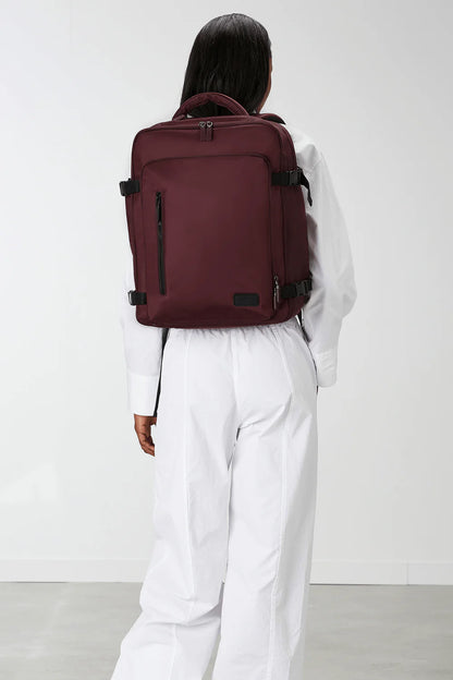 Lipault City Plume Travel Backpack - Bordeaux