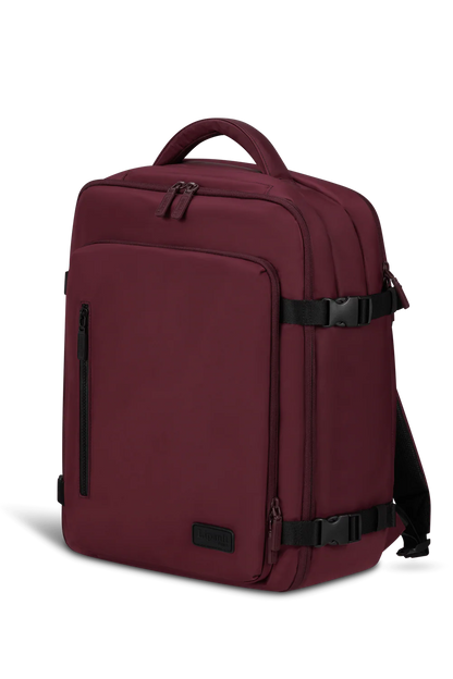 Lipault City Plume Travel Backpack - Bordeaux
