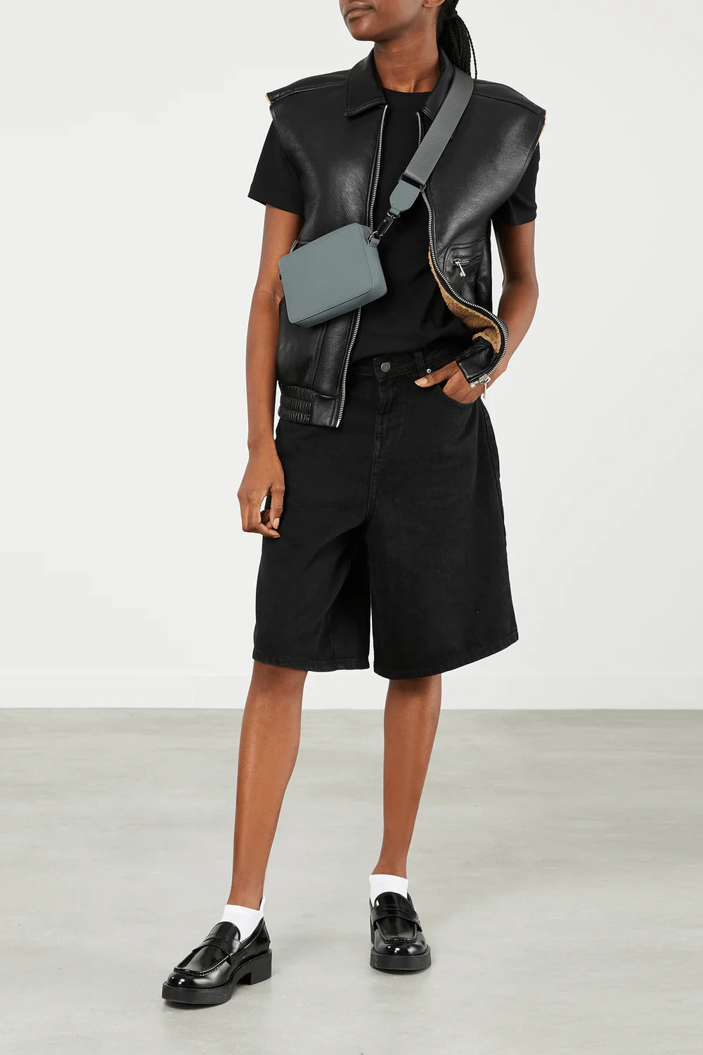 Lipault Lost In Berlin Crossbody 17cm - Cement Storm