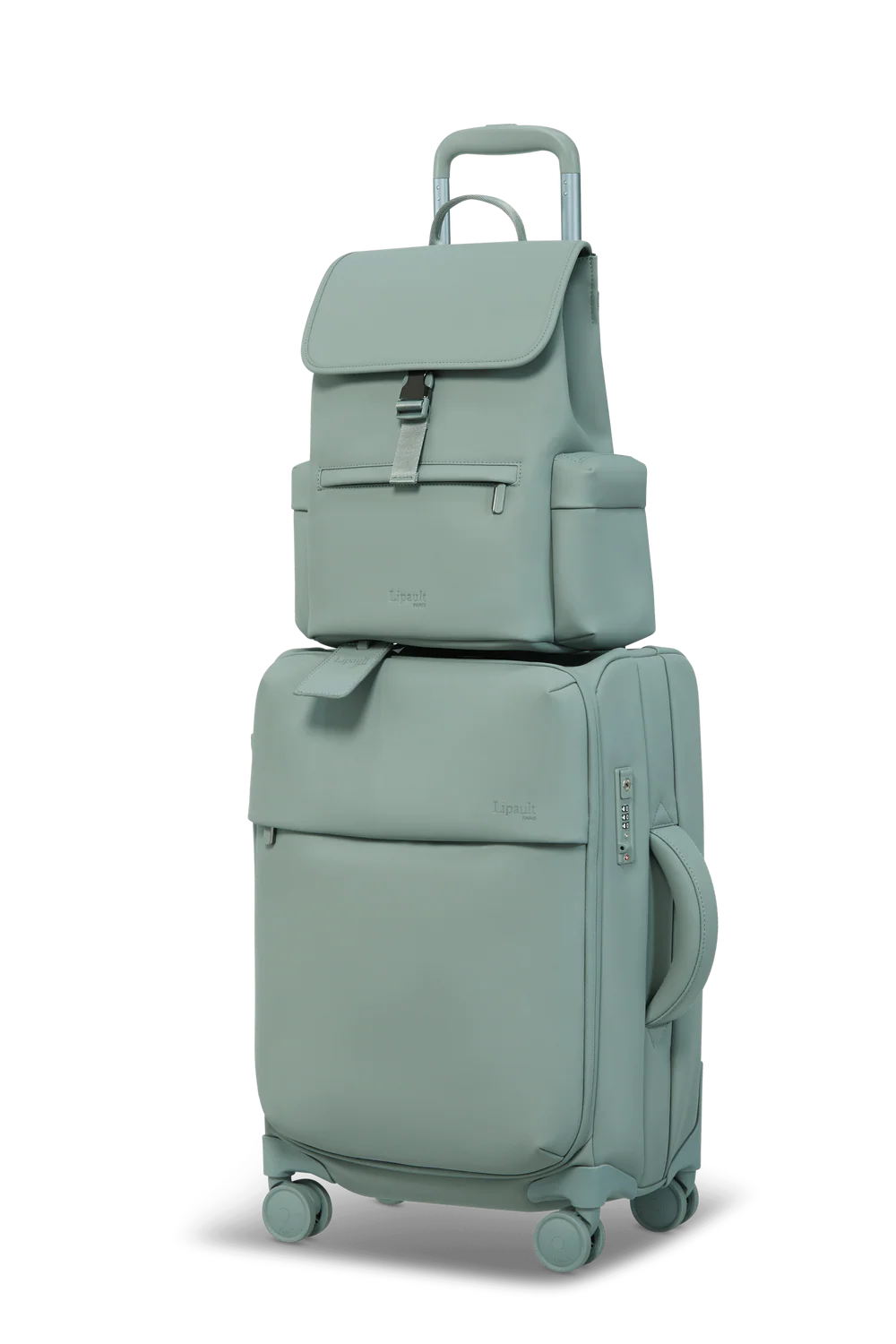 Lipault Lost In Berlin Ryggsäck Cargo 38cm  - Yoga Grön