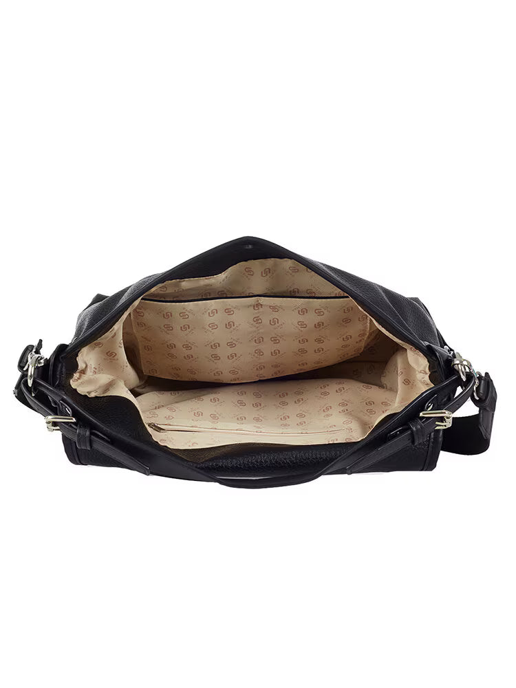 Ulrika Design Recycled PU 2.0 – Handväska 37cm – Svart