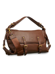 Ulrika Design Recycled PU 2.0 – Handväska 37cm – Brun