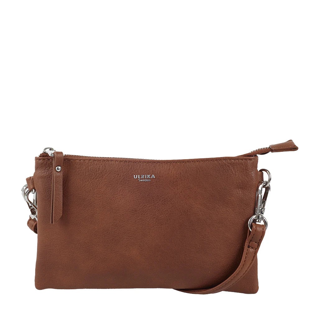 Ulrika Design Noos – Axelremsväska 21cm – Brun