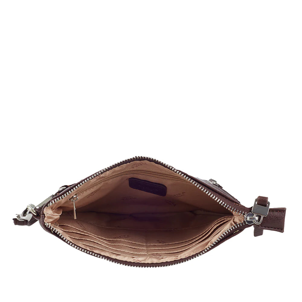 Ulrika Design Noos – Axelremsväska 21cm – Brun