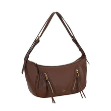 Ulrika Design Recycled PU 2.0 – Axelväska 40cm – Brun