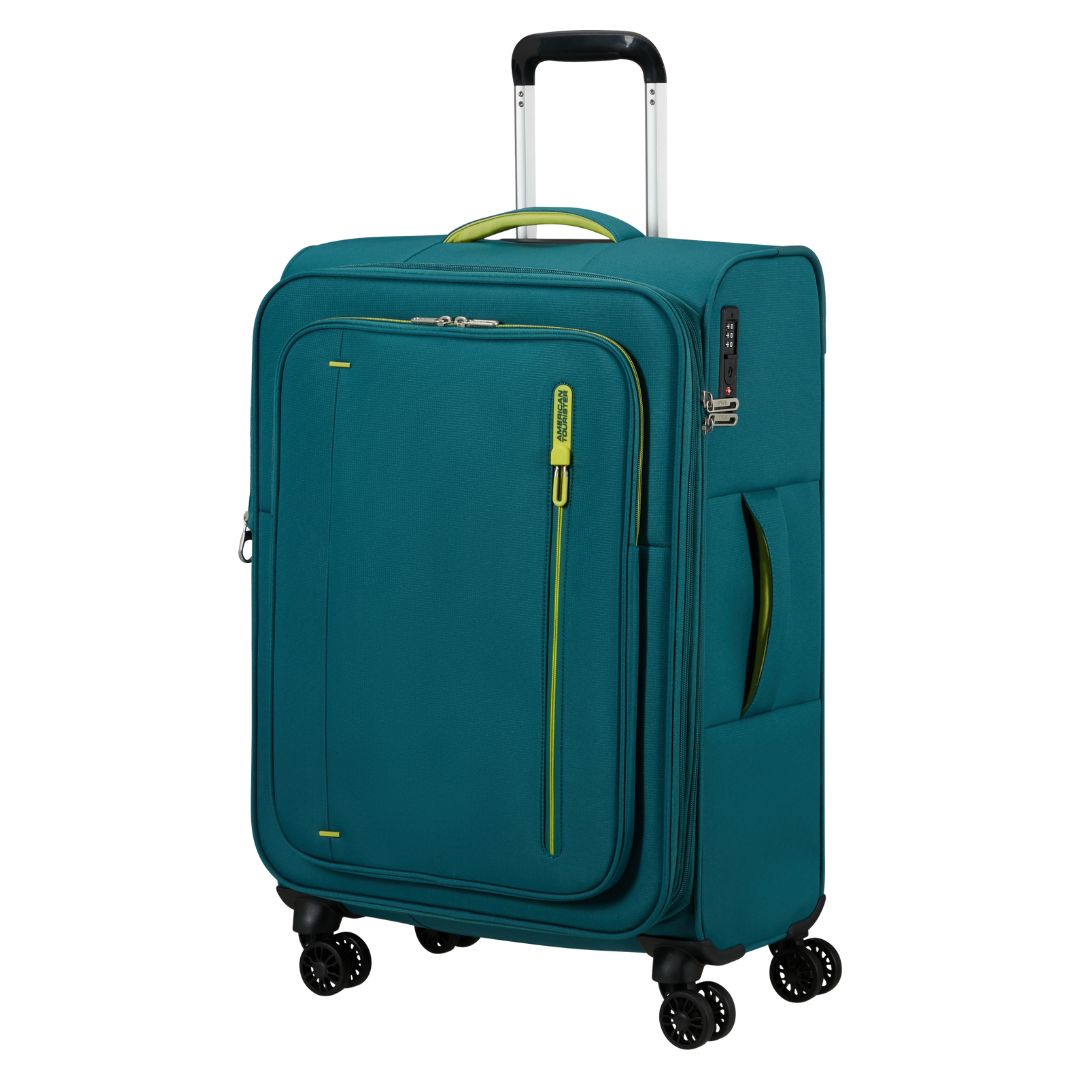 American Tourister Cloudrider Resväska M 67 cm Expanderbar - Misty Teal