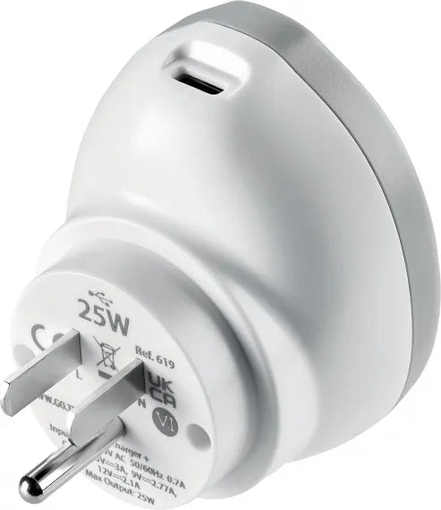 Go Travel EU/USA USB-C Reseadapter