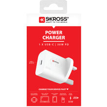 SKROSS - Reseladdare UK m.fl. USB-C PD 30W Ojordad