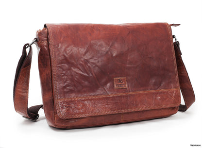 Baoobaoo Messenger Bag – Datorväska 15" – Brandy