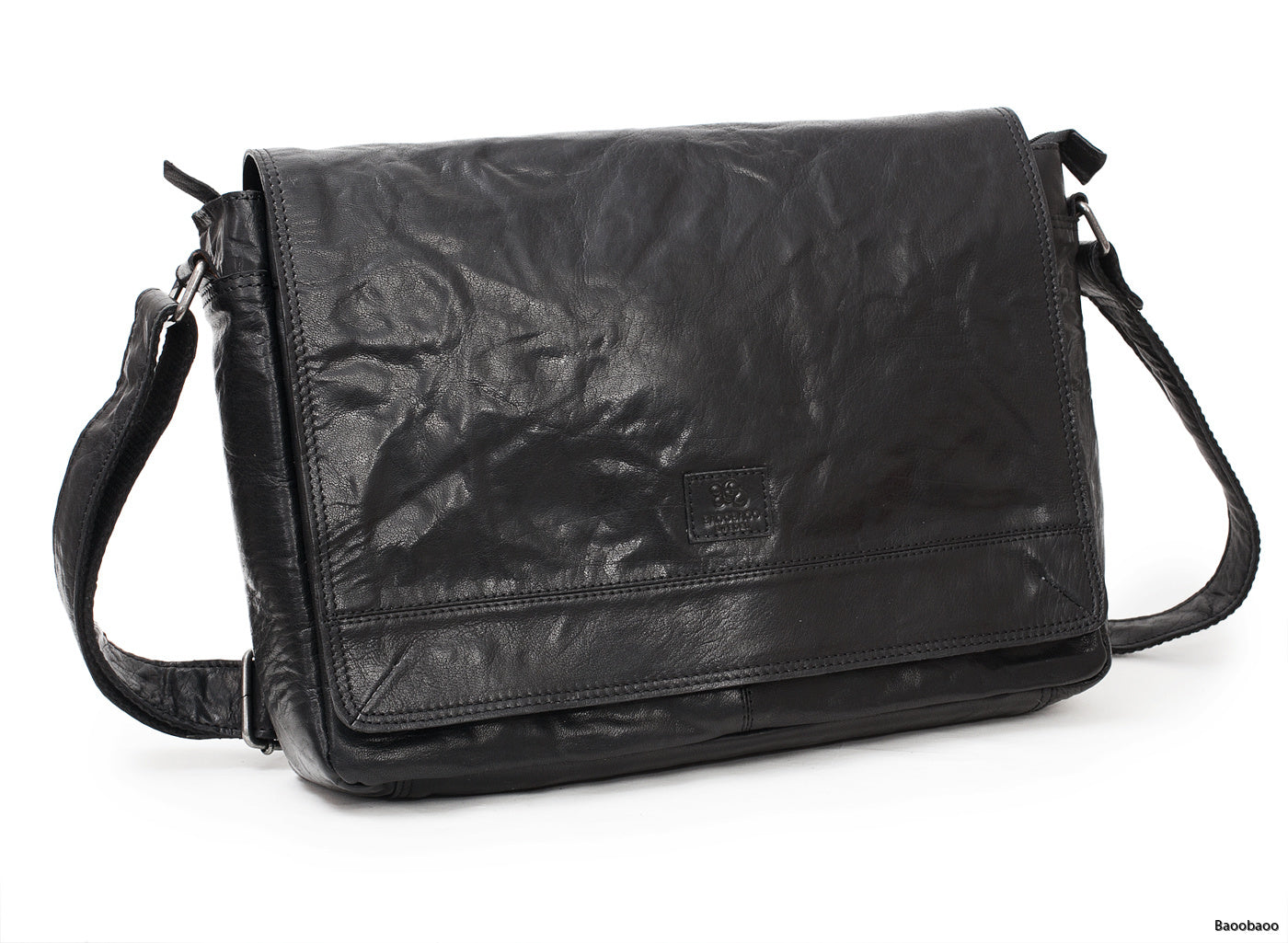 Baoobaoo Messenger Bag – Datorväska 15" – Svart