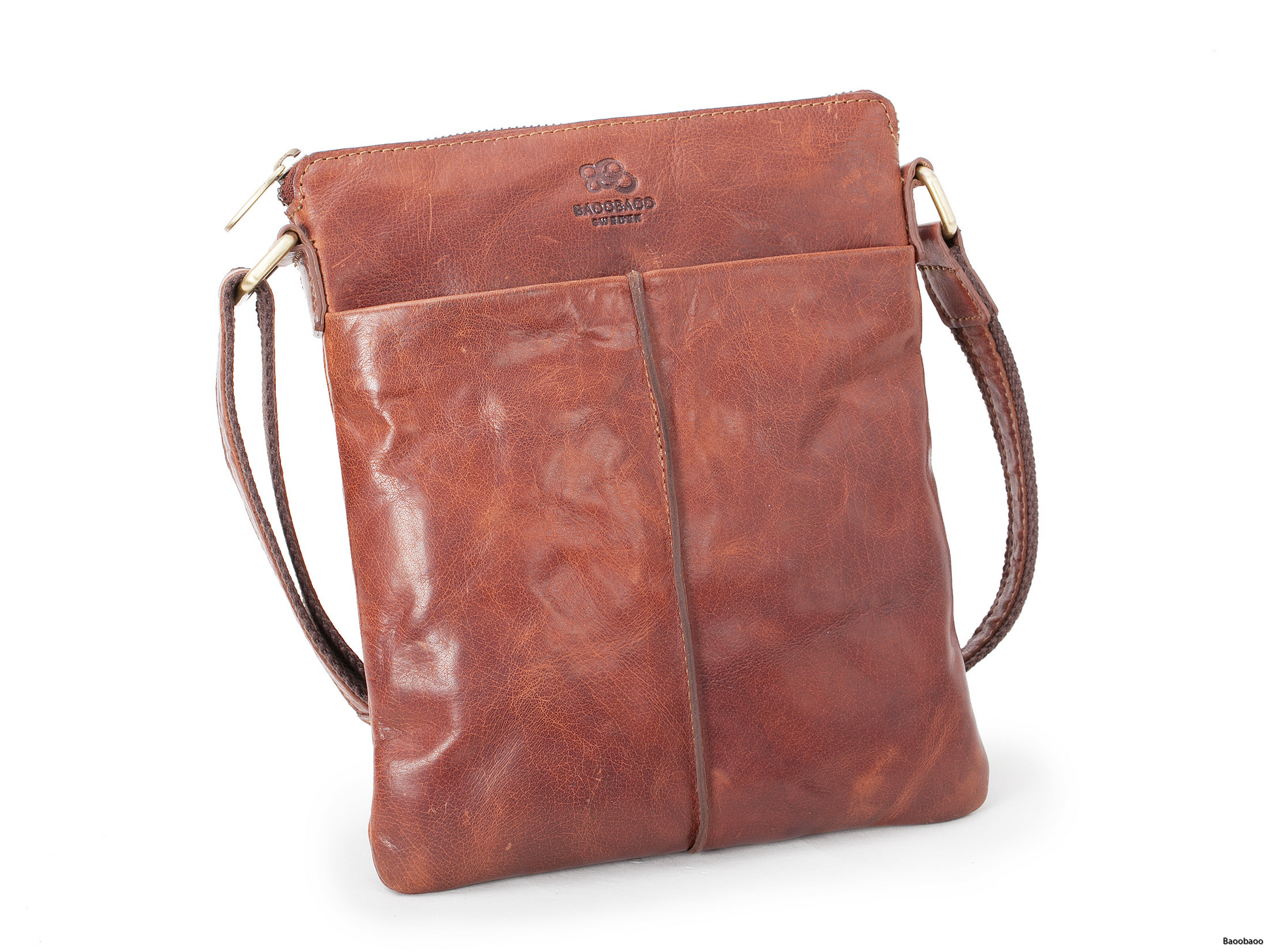 BaooBaoo Shoulderbag – Axelremsväska S – Brandy