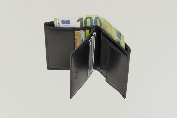 Jost Aarhus plånbok 8,5 cm – svart