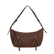 Ulrika Design Recycled PU 2.0 – Axelväska 40cm – Brun