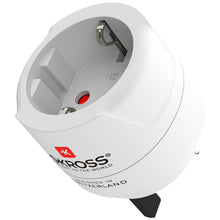 SKROSS - Reseadapter Europa till UK m.fl. Jordad