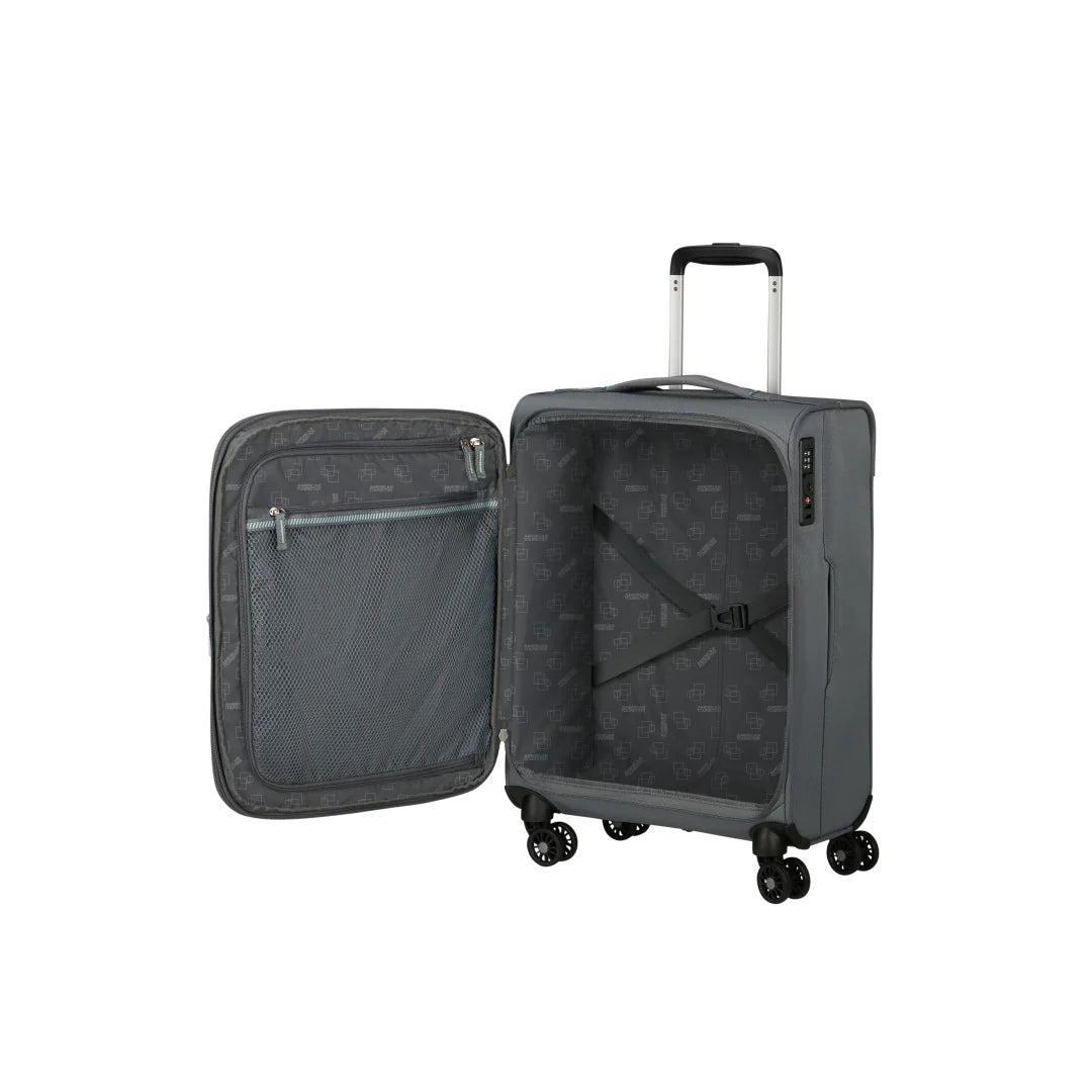 American Tourister Aerospin Spinner Kabinväska 55cm – Grå