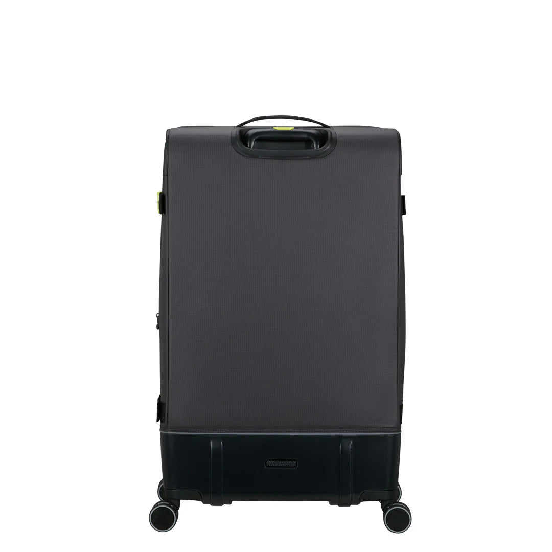 American Tourister Urban Track Spinner L Stor Resväska 79cm – Svart/Lime