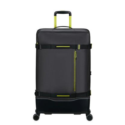 American Tourister Urban Track Spinner L Stor Resväska 79cm – Svart/Lime