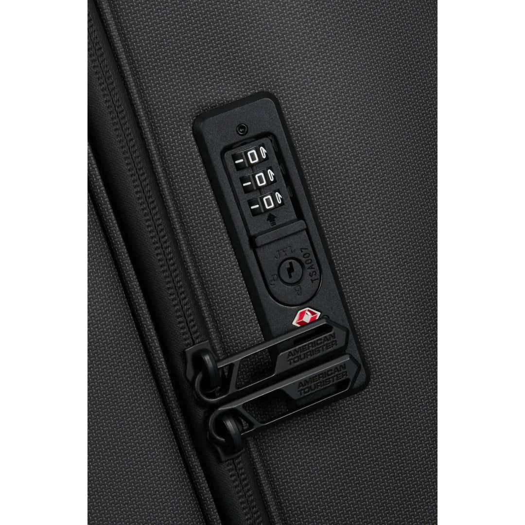 American Tourister Urban Track Spinner L Stor Resväska 79cm – Svart/Lime