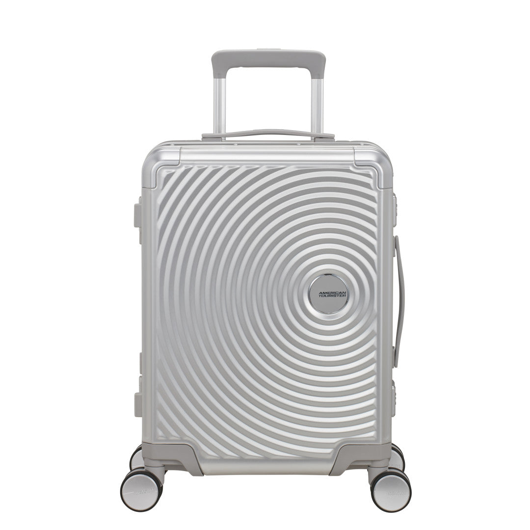 American Tourister Soundbox ALU Kabinväska 55cm – Silver