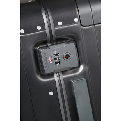 American Tourister Soundbox ALU Stor Resväska 77cm - Brushed Anthracite