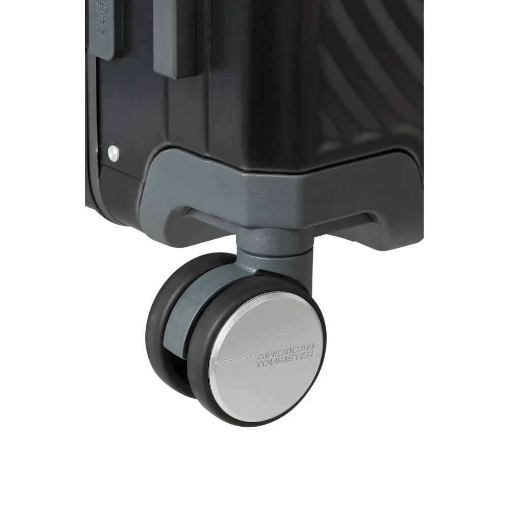 American Tourister Soundbox ALU Kabinväska 55cm – Brushed Anthracite