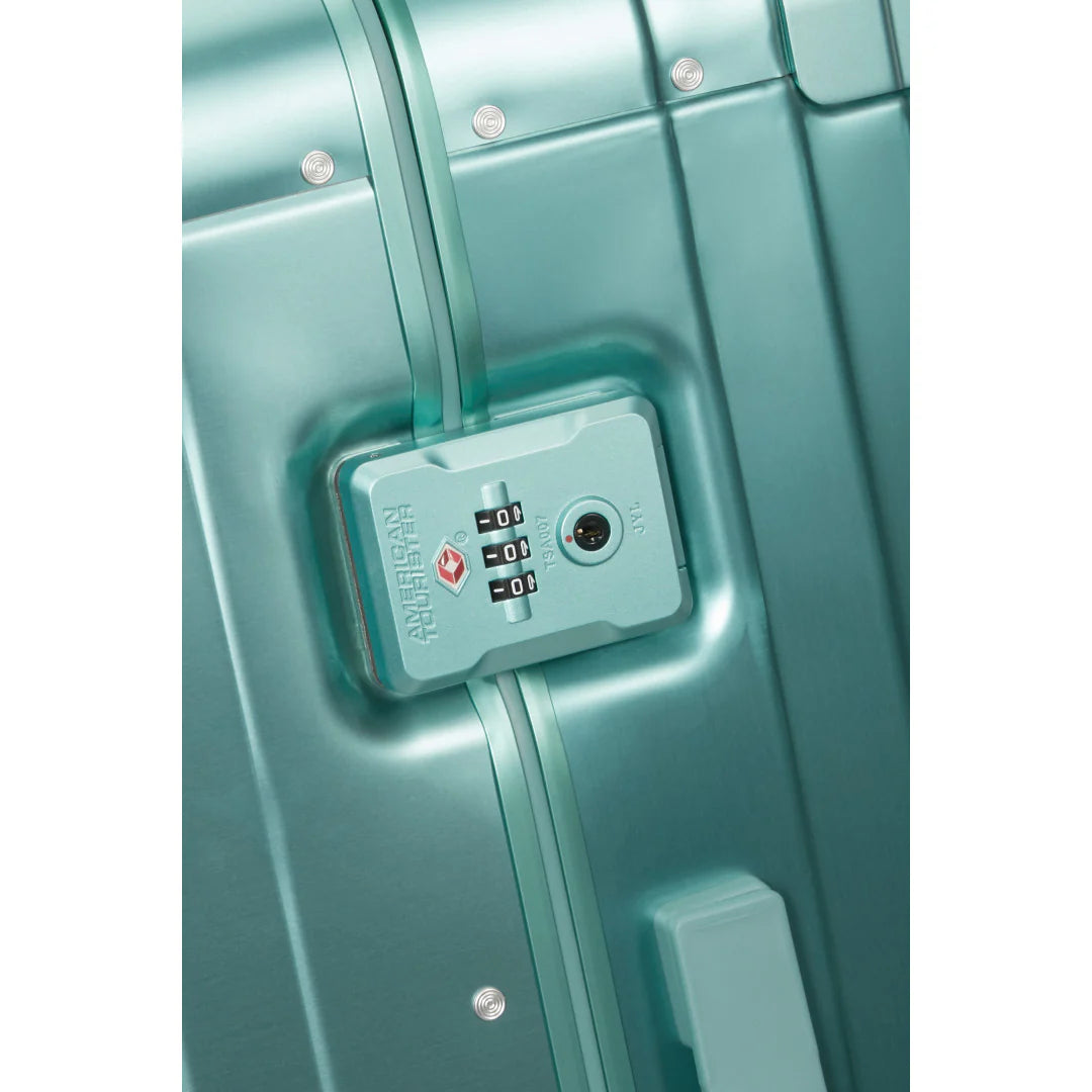 American Tourister Soundbox ALU Stor Resväska 77cm - Dusty Turkos