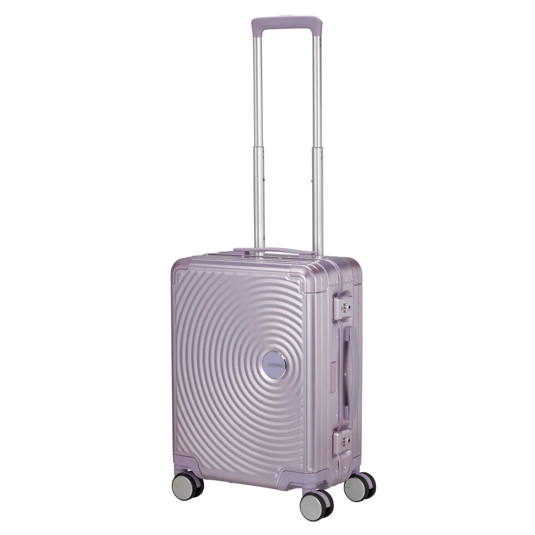 American Tourister Soundbox ALU Kabinväska 55cm – Stormy Lilac