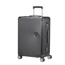 American Tourister Soundbox ALU Mellanstor Resväska 68cm – Brushed Anthracite