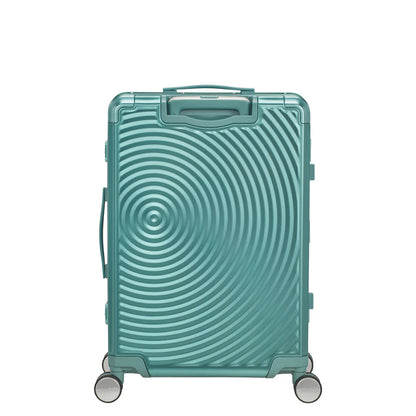 American Tourister Soundbox ALU Mellanstor Resväska 68cm – Dusty Turkos