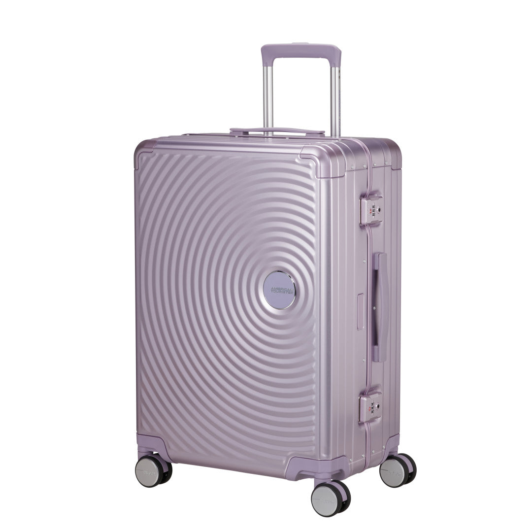 American Tourister Soundbox ALU Mellanstor Resväska 68cm – Stormy Lilac
