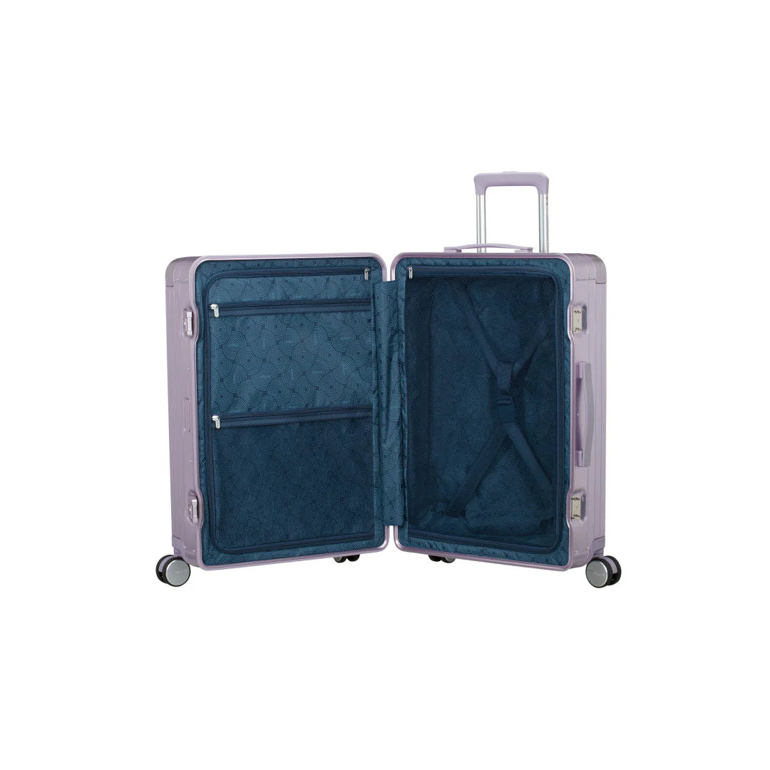 American Tourister Soundbox ALU Mellanstor Resväska 68cm – Stormy Lilac