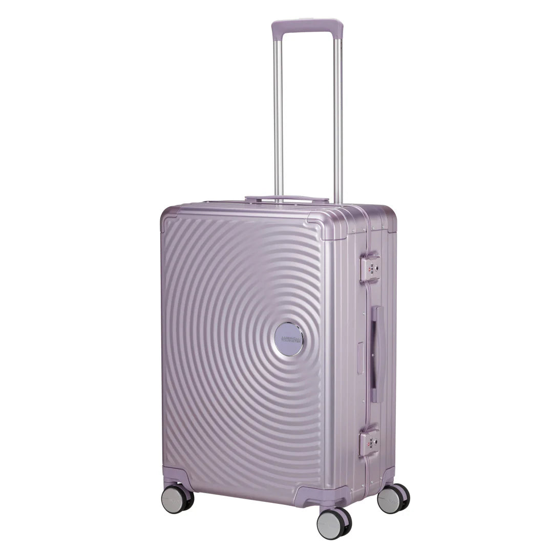 American Tourister Soundbox ALU Mellanstor Resväska 68cm – Stormy Lilac