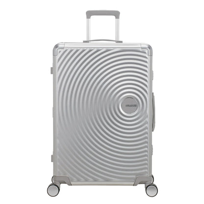 American Tourister Soundbox ALU Stor Resväska 77cm - Silver