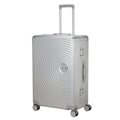 American Tourister Soundbox ALU Stor Resväska 77cm - Silver