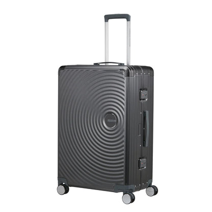 American Tourister Soundbox ALU Stor Resväska 77cm - Brushed Anthracite